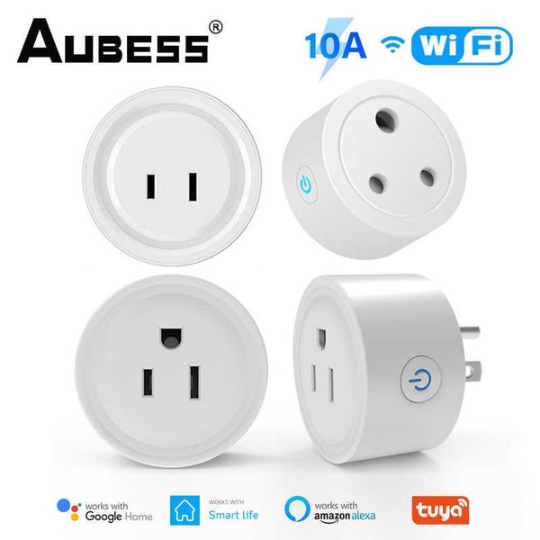 Sockets Enchufe inteligente Tuya 10A16A20A WiFi Control por voz funciona con la aplicación Smart Life Alexa y Google Home Z0327