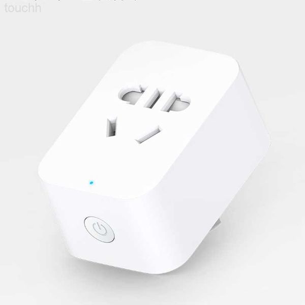 Enchufes Youpin Mi Jia Smart WiFi Socket versión wifi aplicación Control remoto temporizador enchufe de alimentación enchufes de detección trabajo L230921