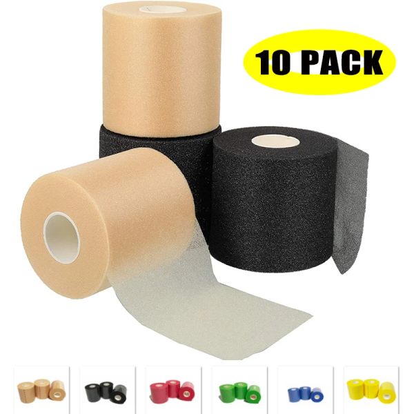 Chaussettes 10 rouleaux 7cm x 27m STRAPE SOUTIEN STRAP PREWRAP BASE BANDAGE PHYSIO Thérapie enveloppe Soft Fromwrap Medical Médical Ruban de cerclage en mousse médicale