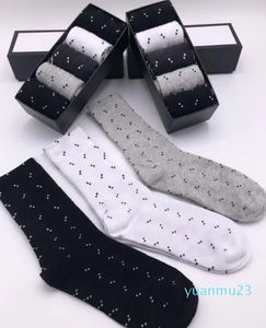 calcetines deportivos para hombre y mujer calcetín largo 100% algodón pareja entera con caja