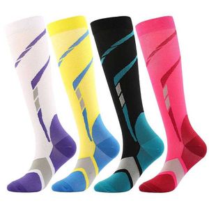 Chaussettes hosiery circulation sanguine chaussettes de football en tissu respirant unisex