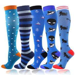 Chaussettes bas de compression de bonne humeur 20-30 mmHg médicale infirmière veines œdème diabète chaussettes de grossesse unisex s sport y240504