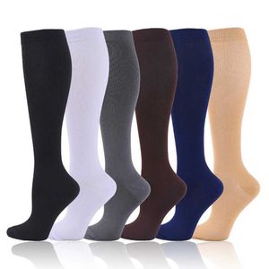 Sokken kousen compressiekousen bloedcirculatie promotie afslankcompressie sokken anti-fatigue comfortabele vaste kleur sokken ysz03 y240504