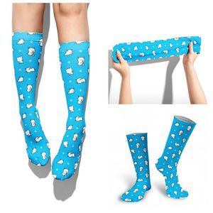 Sokken HOSIERY HARAJUKU CARTOON ALPACA Women kleurrijke dieren 3D geprinte mode vrouwelijke grappige casual herfst winter warme soxssocks