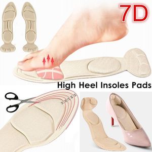 Sokken Hosiery Binnenzool PAD-inzetstukken Hak post terug ademend antislip voor hoge schoenen sportschoenen inlegzolen 7D-geheugenschuimkussenvoet