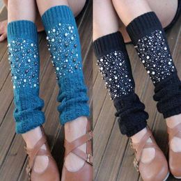 Calcetines Hosiery Corea Style Twist Flashing Cute Cocos de brillo de los calzoncillos para mujer Invierno Calentadores de piernas calientes Fashion Soft Long Boot Socks Pearl T221107