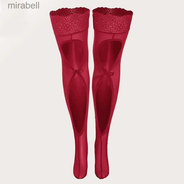 Chaussettes Bonneterie Sexy maille résille cuisse haute bas JK Lolita fille chaussettes longues bas Style japonais dentelle nœud papillon jarretelles genou chaussettes hautes YQ240122