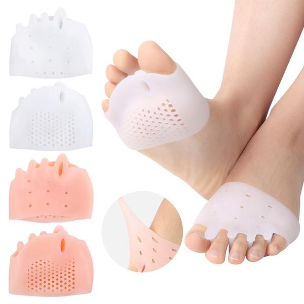 Chaussettes Bonneterie Coussinets métatarsiens en silicone à l'avant-pied Soulagement de la douleur Ortics Massage des pieds Protecteur anti-dérapant Talon haut Coussin élastique CareSocks