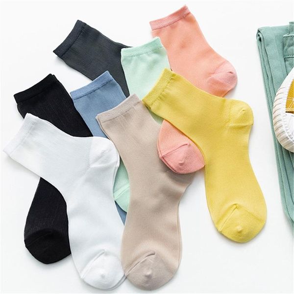 Chaussettes bonneterie femmes dames mode maille transparente verre soie ultra-mince Transparent cristal dentelle fabuleux élastique été cheville chaussette