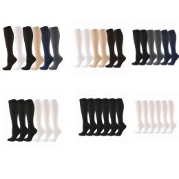 Chaussettes Sport Compression Sport Choques pour femmes hommes 6 paires Circulation médicale Infirmière compression bass 1520 mmHg