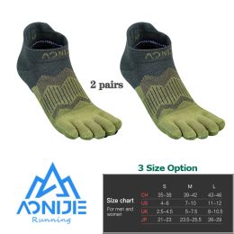 Chaussettes Toe chaussettes 2021 NOUVELLE RUNE LECT-RUNE NOSHOW BLISTER PRÉVENTION CINQ DINGER