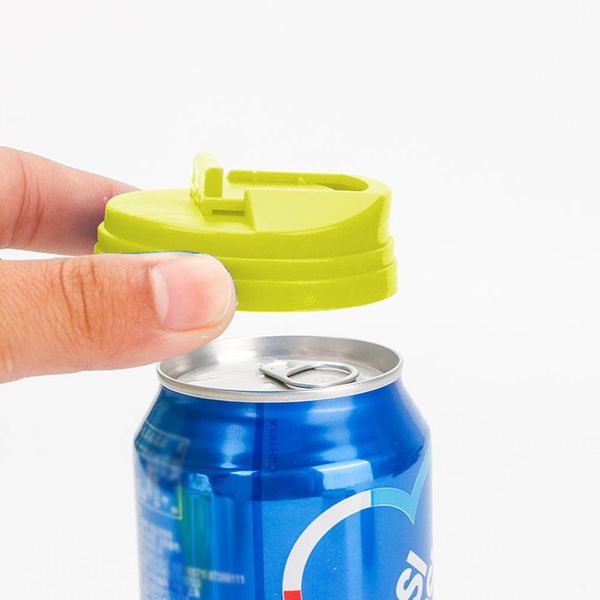 Soda peut couvre les couvercles de couvercles de couvercles de fuite réutilisables sans BPA pour les casquettes pour les accessoires de pique-nique de boisson gazeuse Gadgets de plage