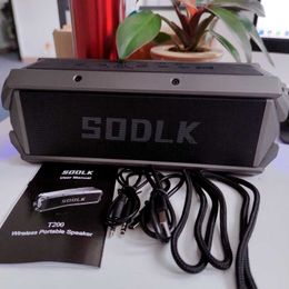 SODLK nouveau 100 W haute puissance Portable Subwoofer 3D stéréo Bluetooth haut-parleur extérieur sans fil Audio ordinateur TF/TWS Caixa De Som HKD230825