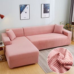 Sofa Cover Elastic Universal Size Thick Velvet Waterproof Couch Cover Living Room Furniture Decor Slipcover 1/2/3/4 Seater 201119