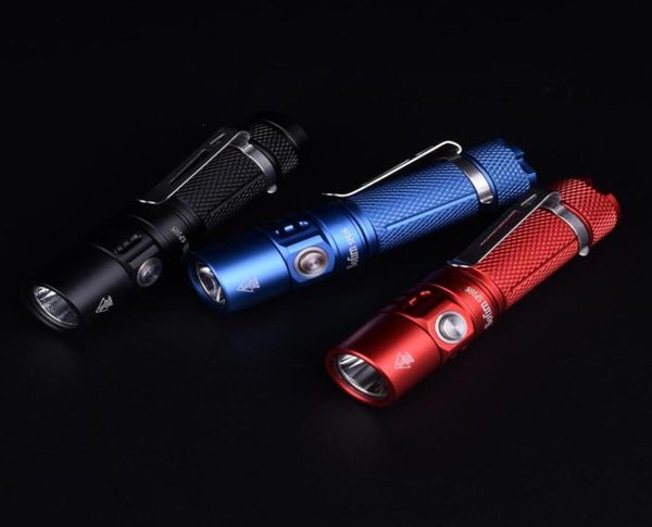 Sofirn SP10S Mini lampe de poche LED AA 14500 lampe de poche LH351D 800lm 90 CRI porte-clés lumière tactique étanche torche OPR Y2007278797033725