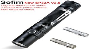 Sofirn SP32A V2.0 Powerful LED Flashlight 18650 High Power 1300lm XPL2 Torch Light 2 Groups With Ramping Indicator Lamp 2204016823560