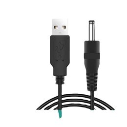 Cable de carga de PVC suave y resistente a los pliegues de 3,5x1,35 Mm DC USB a DC 3,5 con altavoces pequeños de enchufe redondo