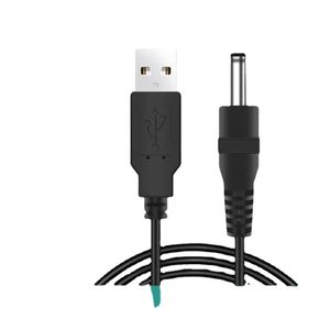 Câble d'alimentation USB vers DC 3.5, souple et résistant aux plis, câble de chargement en PVC avec prise ronde, petits haut-parleurs, 3.5x1.35 Mm