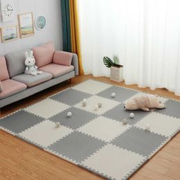 Soft Baby Puzzle Mats Play Mat Kids Interlocking Ejercicio Azulejos Alfombras Floor Tiles Juguetes Alfombra Soft Carpet Climbing Pad EVA Foam 210724