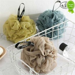 Éponge de bain douce maille fleur boule de bain nettoyage du corps brosse de douche maille distributeur de savon bouffée de bain exfoliant lavage douche outil