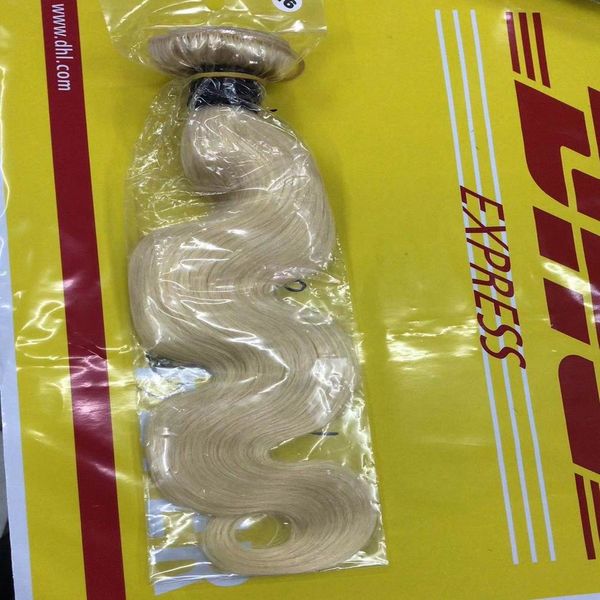 Doux et beau 613 cheveux blonds vague de corps texture soyeuse 3 paquets offre vente hebdomadaire du magasin entier