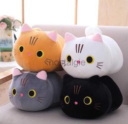 Doux gros oeil chat en peluche animaux quatre couleurs chats mignons taille 25-35-50-80 cm enfants dormir oreiller jouet 240307