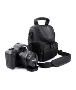 Zachte draagtas met schouderriem Waterdichte digitale camera-opbergtassen voor Canon Nikon SLR DSLR 1000D 1100D 1200D1496190