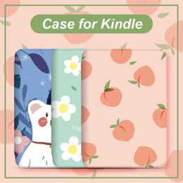 Soft Case voor Kindle Paperwhite 4 3 2 1 Smart Cover voor Kindle 10th 2018 8th 2016 Jeugd 958 658 558 PU Leather Case HKD230809