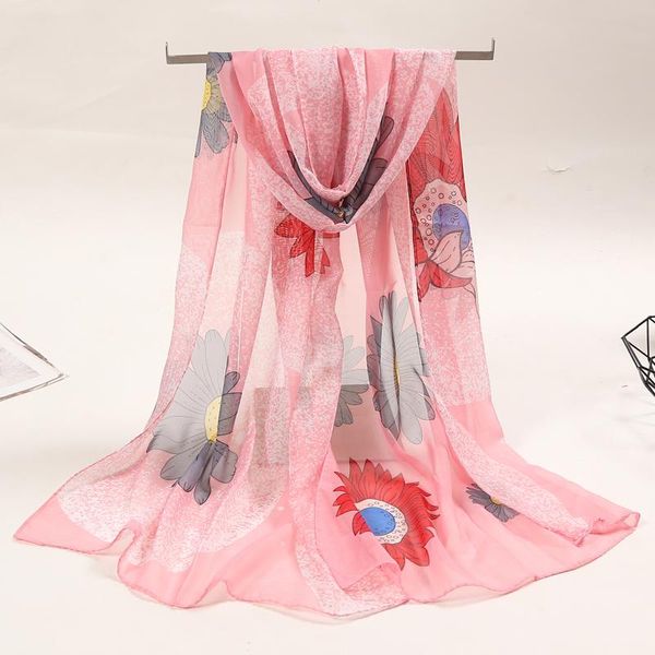 Foulard en mousseline de soie douce femmes Designer cheval imprimé Foulard nouvelle femme été crème solaire 160*50cm châles écharpe en gros gratuit