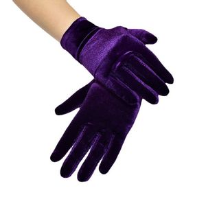 Zachte comfortabele fluweel vijf vinghandschoenen ademende bescherming winter vol vingers handschoenen