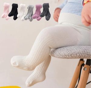 Zachte katoenen babypanty's Herfst Winter Warme elastische pasgeboren panty voor babyjongen meisje Effen kleur kinderpanty's
