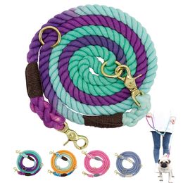 Perro suave Collares para mascotas Correas Cuerda Nylon Pequeño Mediano Perros grandes Correa Larga y resistente Cachorro Caminar Senderismo Cuerdas de plomo para perros 20220827 E3