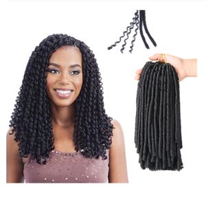 Soft Dreadlocks Crochet Braids 14 inches Synthetic Braiding Hair 30 Roots Crochet Hairs Extensions For Women