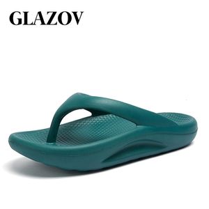 Soft Easy Not Slippers Nutral Bottom to Slip Fashion Trend Flip's Flip Flips Chaussures de plage Casual Sandales Sandales 230509 324