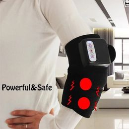 Zachte elektrische knie massager far infraroodgewricht fysiotherapie elleboog pad trillingsmassage pijnverlichting gezondheidszorg 240424