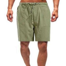 Zachte mode wide poot multi pockets zweet shorts comfortabele strand shorts effen kleur voor training x0705