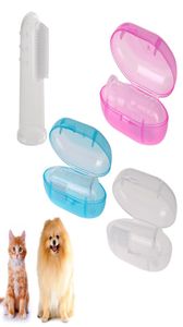 Cepillo de dientes de mascota de dedo suave dog gato oral oral de limpieza dental adición de mal aliento tartar dientes de higiene 4359988