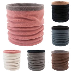 Zachte fleece nekbuis sjaal voor mannen vrouwen Winter warm winddicht ring buiten fietsen skiën wandelen masker gezichtsbedekking unisex