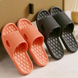 Zapatos suaves para el hogar, zapatillas de verano para parejas, zapatillas de baño antideslizantes para interiores, sandalias de Color sólido para Hotel, chanclas para hombres y mujeres