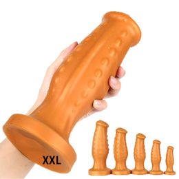 Tapón Anal enorme y suave, estimulador Vaginal de expansión del ano y trasero grande, masajeador de próstata, juguetes sexys para adultos para mujeres y hombres