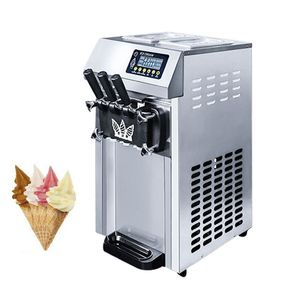 Machine à crème glacée molle de bureau, en acier inoxydable, distributeur automatique de glaces et de desserts, Commercial, 220V, 110V