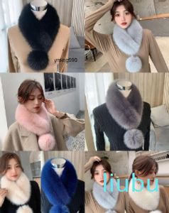 Soft Imitatie vrouwen Fox Valentines Fur Headband Sjang Ring Luxe Cashmere Men Sjailves Partydress Classic Plaid