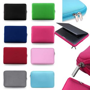 Zachte laptoptas 13 inch laptoptas Rits Sleeve Beschermhoes Draagtassen voor iPad MacBook Air Pro Ultrabook Notebook Handtassen