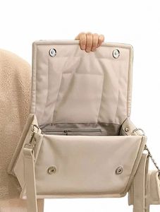 Sac en cuir souple pour femmes Diagal Cross Bag fil à coudre sous les bras grande capacité sac Finablel envoyer petit U30M #