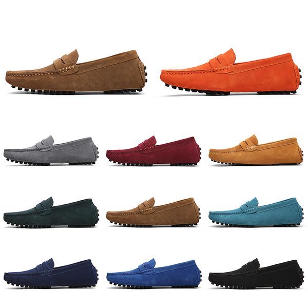 Cuir souple hommes femmes chaussures décontractées semelle noir blanc rouge Orange bleu marron confortable extérieur Sneake 95