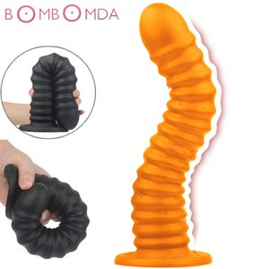 Soft Long Dildo Anal Sex-toys Masturbateur Pour Femmes Godes En Silicone Liquide Ventouse Butt Plug Anus Sex Toys Vagin Stimulateur 220413