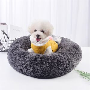 Doux Long Lit En Peluche Pour Chien Chat Hiver Chaud Chien Canapé Maison Matelas Pour Petits Grands Chiens De Compagnie Fluffy Chenil Coussin Accessoires 210224