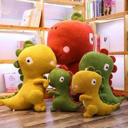 Zachte Mooie Dinosaurus Pluche Pop Cartoon Knuffeldier Dino Speelgoed voor Kinderen Baby Knuffel Pop Slaap Kussen Home Decor