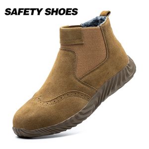 Soft Man Safety Work Comfortabele lichtgewicht mannen Ademende stalen teen Desinger schoenen Anti Smashing Punctule Proof Construction SNE Shoe Factory Item 639 876