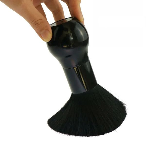 Nou à cou de cou Soft Face Duster Brushes de barbe noirs Nettoyage Nettoyage Brosse de cheveux Salon coupure de coiffure outils de style accessoires de coiffure